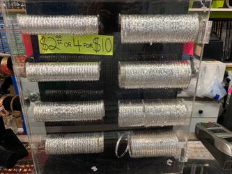 Gold Plated, Silver Plated, & Tri Color Bangles 4 for $10