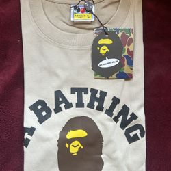 Cream Bape T-shirt