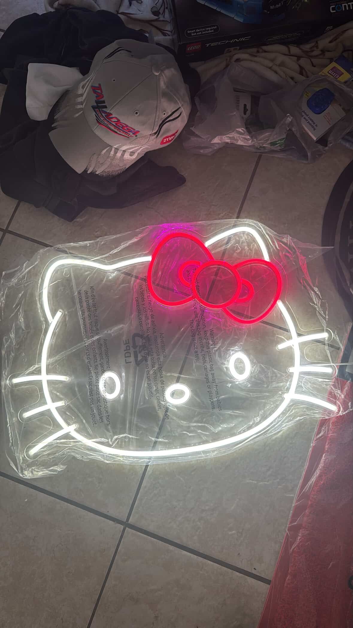 Hello Kitty Light Up LED Wall Decor