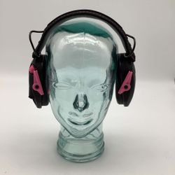 Walker's Razor Slim Electronic Muffs Black/Pink 