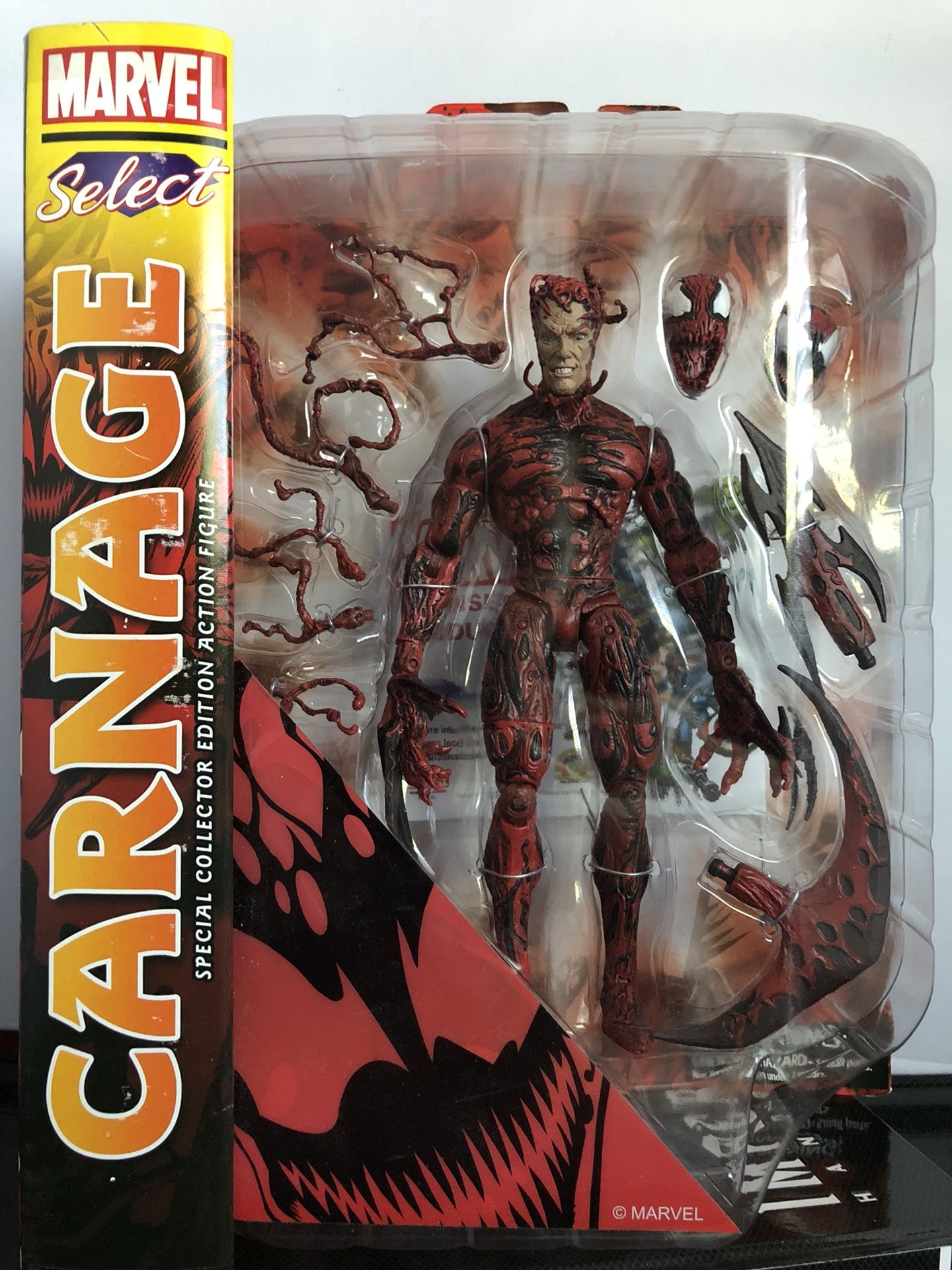 Marvel select carnage action figure
