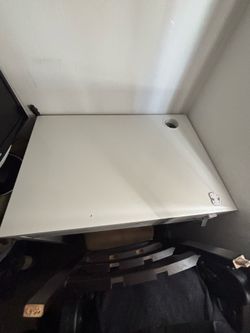 White desk