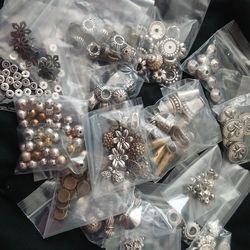 $1 Bags Of Metal Beads And Spacers