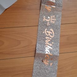 Girl 2nd Birthday Tiara And pageant