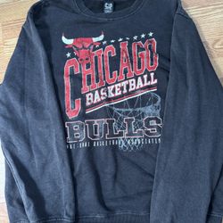 Vintage 90s Chicago bulls Sweatshirt Size XXL Black 