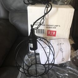 New black pendant lamp