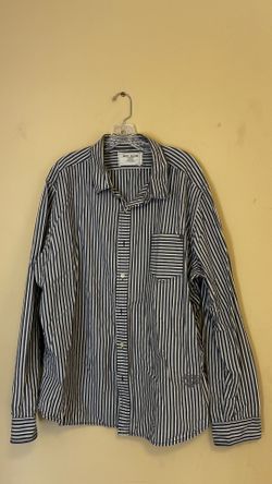 Shirt button down long sleeve xxl