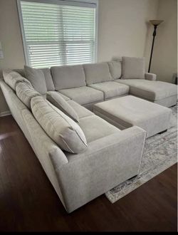 Modern Gray Sectional Couch