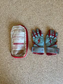 Bruce Bolt Bader Series Long‑Cuff Gloves – XL – Heavily Used w/ Palm Tear