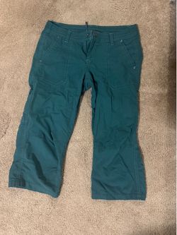 KUHL Women's Capri Pants Size 8 Teal Green