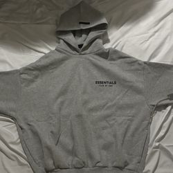 Grey Essentials hoodie