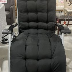 Zero Gravity Chair, Reclining Lounge GRAY OR BLACK $69.99