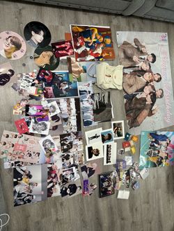 BTS Mixed Merch Lot: Funko Pop! Figures, Albums, Photocards, Posters, Book