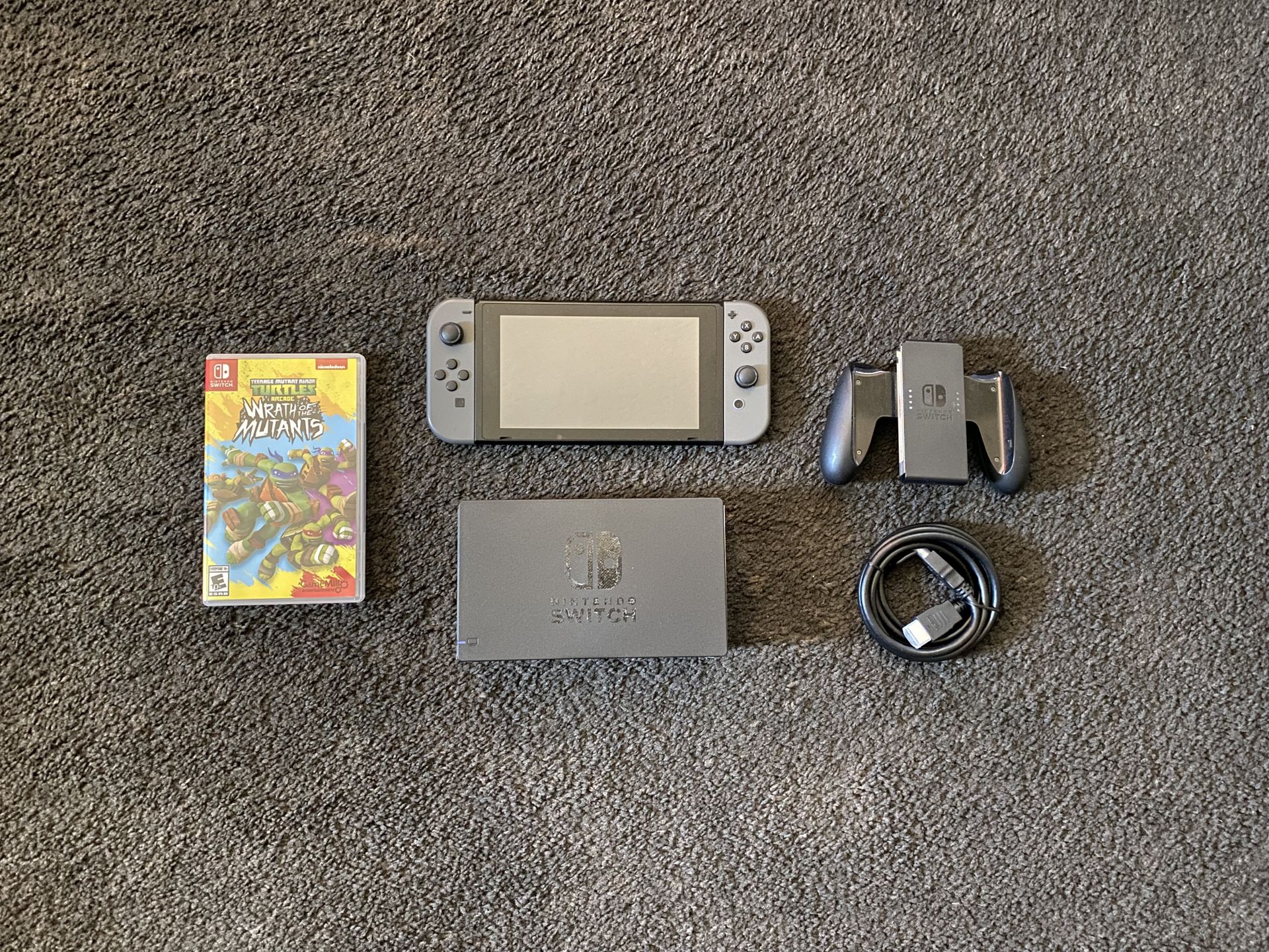 Nintendo Switch and Ninja Turtles Game