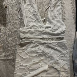 White Bikini Cover Up Small Cute 