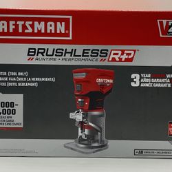 CRAFTSMAN V20 Router Tool, Cordless, Variable Speed, Fixed Base Router with Dept