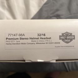 Head Set Harley Davison