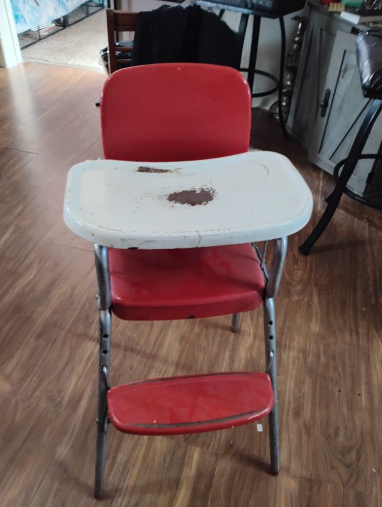Vintage Antique Child's High Chair