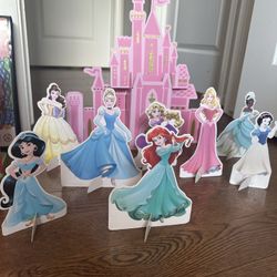 Disney Princess Castle Table Decoration / Play Set 