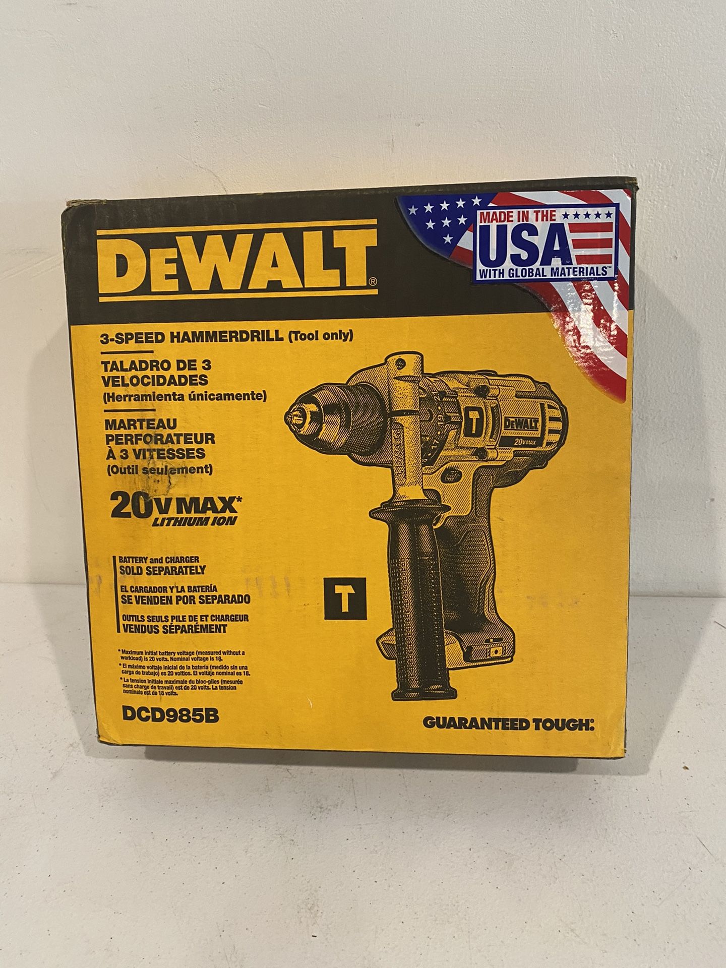 DEWALT 20-Volt MAX Cordless Premium 3-Speed 1/2 in. Hammer Drill (Tool-Only)