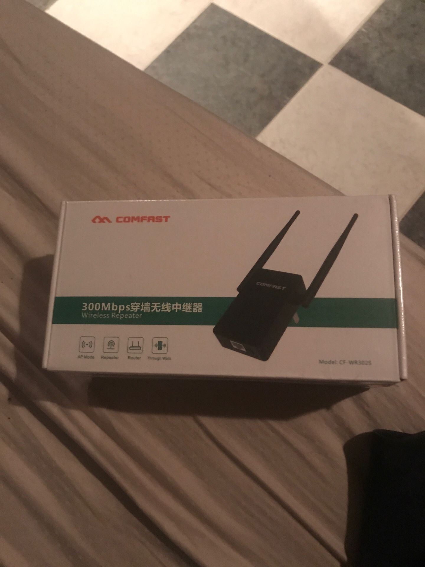 COMFAST Wireless Repeater 300M Network Router WiFi Signal Range Extender 802.11n