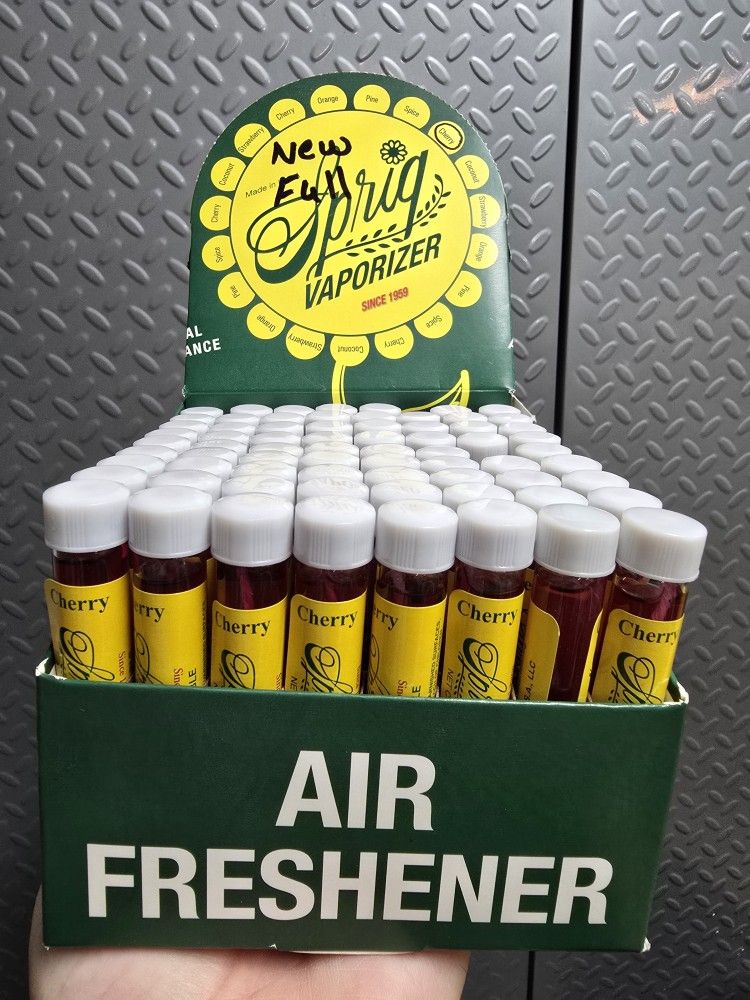 Sprig Air Fresheners- Cherry Scent For Cars - 72 Pack