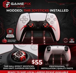 PlayStation 5 controller upgraded with TMR joysticks