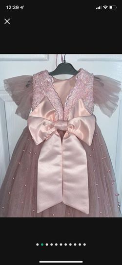 Custom Embellished Kids Formal Dress