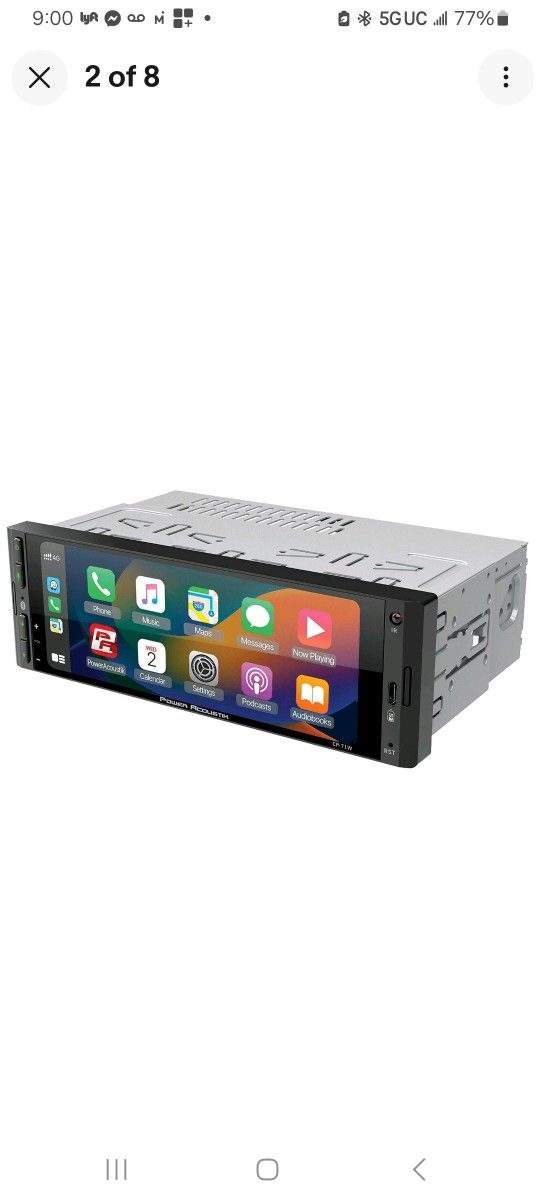 Power Acoustik Cp-71w Car Play Car Radio