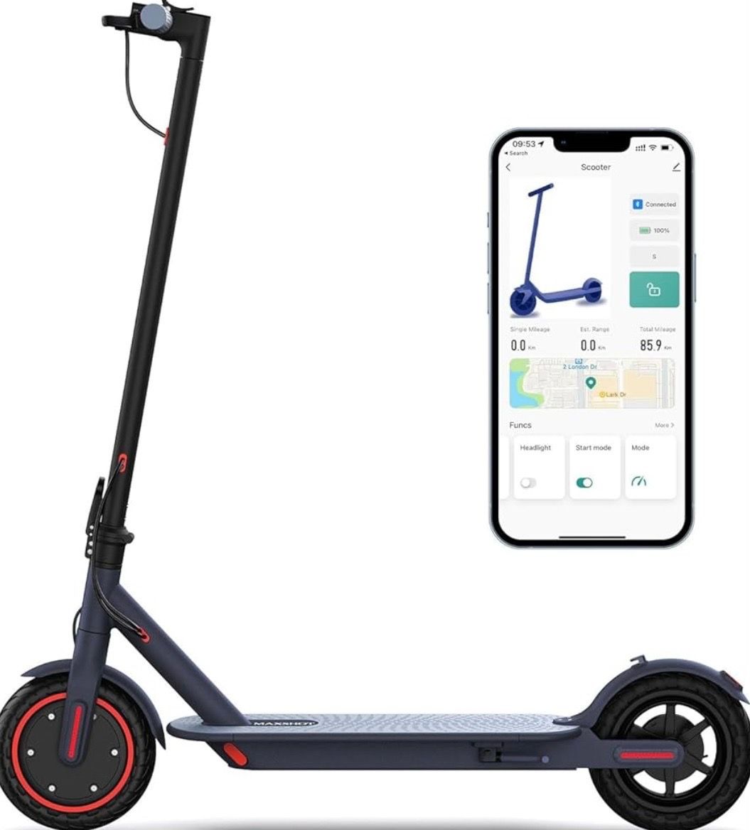 Electric Scooter for Adults, 8.5/10/14" Tires, 19/22Mph, 350W/500W Motor, 21-28 Miles Range, Folding E-Scooter with Dual Suspension,APP Contro