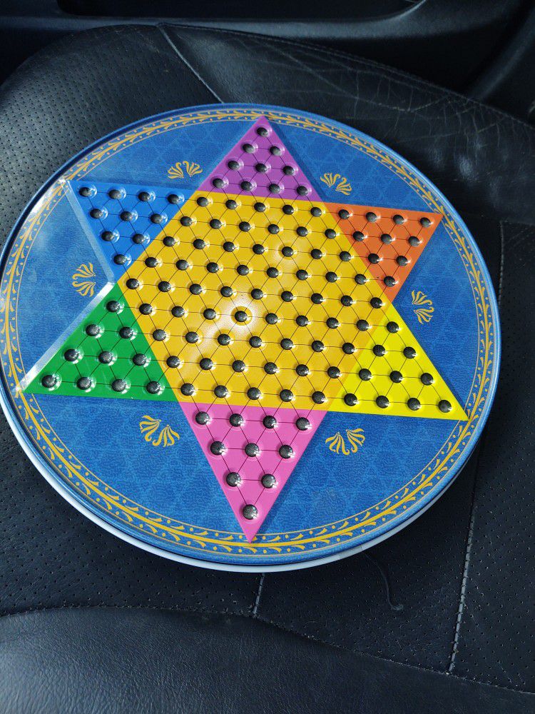 Vintage Checkers/Chinese Checkers With Marbles & Misc Pieces 