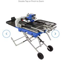 Kobalt 15.0 -Amp 10-in -Blade Sliding Table Tile Saw with Stand