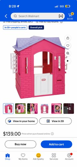 Pink playhouse