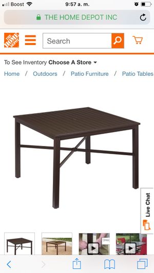 New And Used Dining Tables For In Houston Tx Offerup Hampton Bay Mix And Match Square Metal Outdoor Dining Table For In Houston Tx