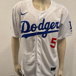 Freddie Freeman  Dodgers  White Stitched  Jersey