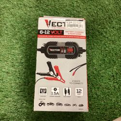  VECTOR 1.5 Amp Battery Charger, Battery Maintainer, Trickle  Charger, BM315V, 6V and 12V, Fully Automatic : Automotive