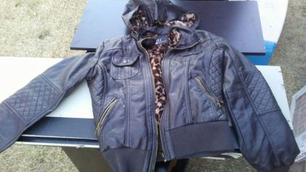Girls leather jacket