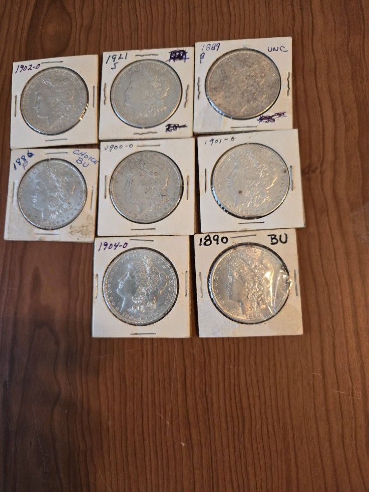 Various Morgan Silver Dollars