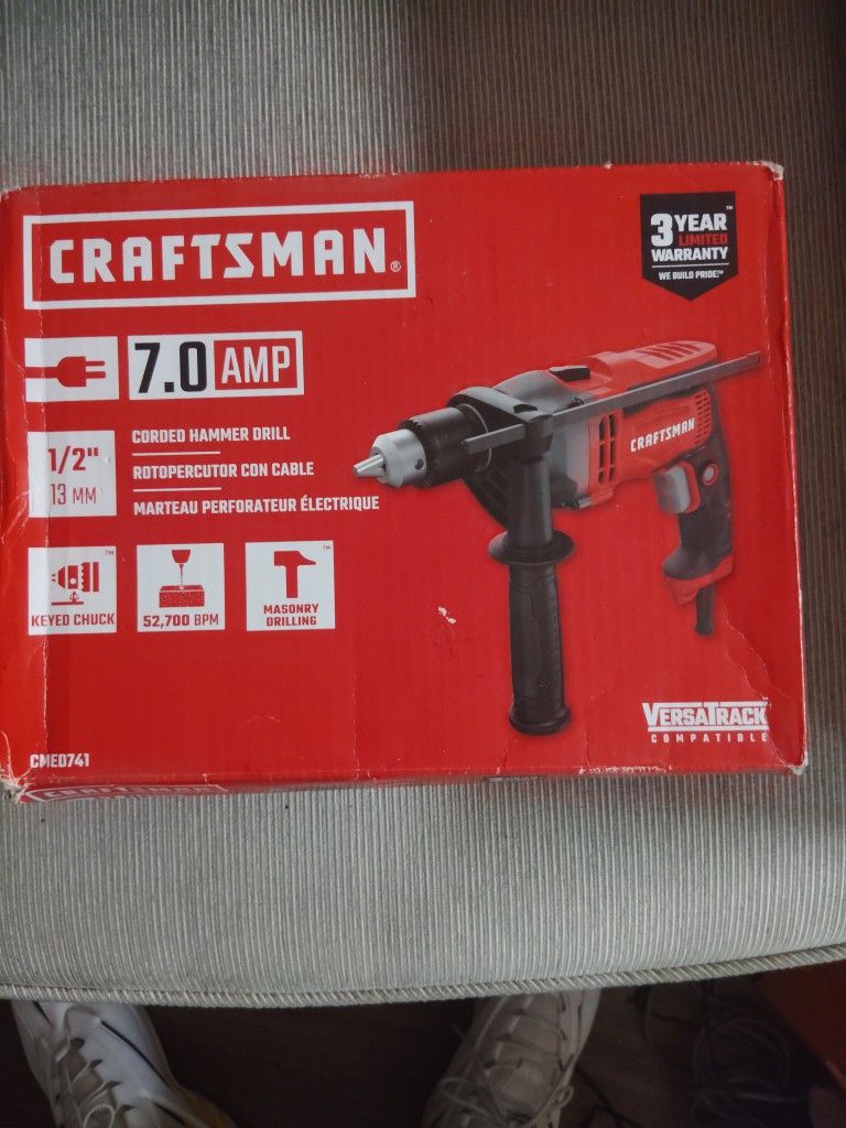 Craftsman Corded Hammer Drill 7.0amp