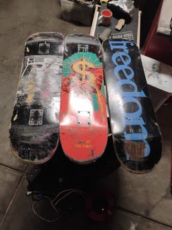 Skateboards With Vintage 90s Artwork