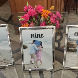 Silver Picture Frames - Approx 5 x 7 (12) + (1) 8x10