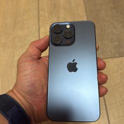 iPhone 15 Pro Max Blue Titanium 