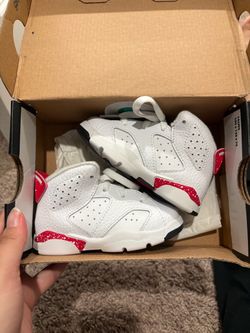 Air Jordan 6 Retro TD 'Red Oreo' Toddler 5c