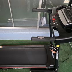 Famistar JK1607 Folding Treadmill 2.5HP with Incline, 12 Programs, MP3 Player, Armrest Buttons Heart Rate