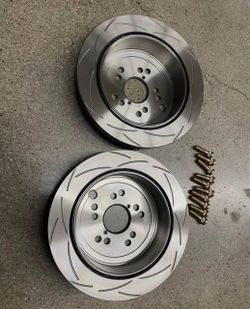 DBA T2 Street Series Slotted Brake Rotor Rear - 2022+ Subaru WRX