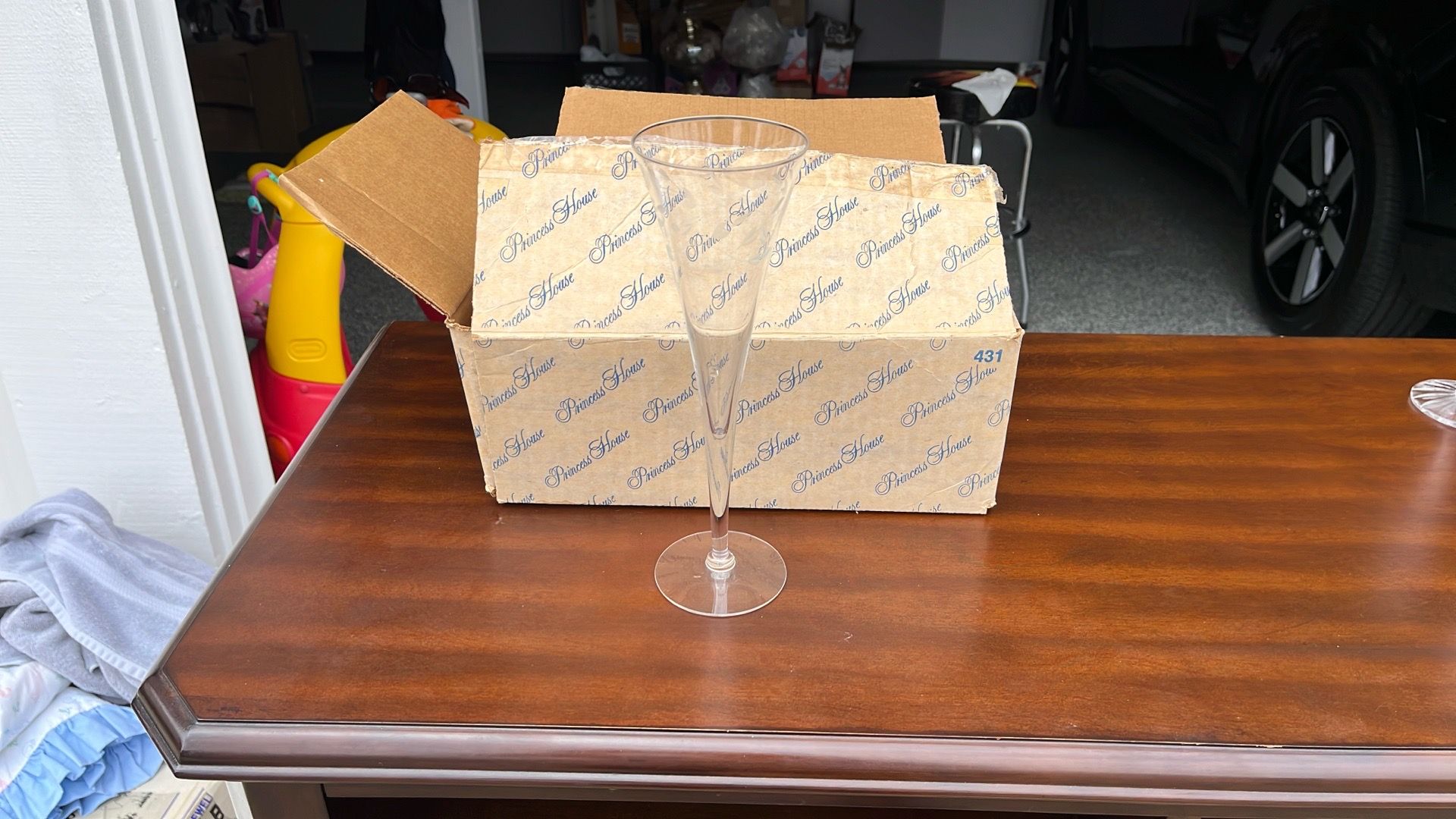 Champagne glassware