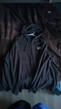 Vans Black Zip-Up Hoodie size XL