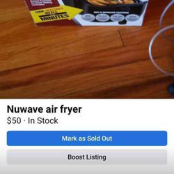 Nuwave Air Fryer New 