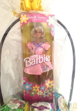 Vintage 96’ Barbie Doll Russell Stover Special Edition Easter Basket - Never Opened, Candy Included