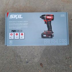 Skil Power Core 20 Brushless 20V 1/4 Hex Impact Driver Kit